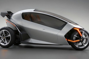 Siêu phẩm xe máy điện có khoang kín như ô tô, chạy 225km một lần sạc, thách thức cả Tesla