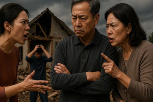 Bố mẹ chồng không cho con dâu đứng tên trên sổ đỏ khi chia đất, có đúng không?