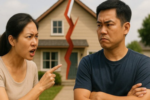Chồng ngoại tình, vợ muốn ly hôn: Tài sản là ngôi nhà chung 100m2 sẽ phân chia thế nào?