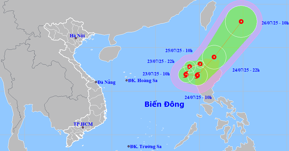 Xuất hiện áp thấp nhiệt đới mới gần Biển Đông, khả năng mạnh lên thành bão