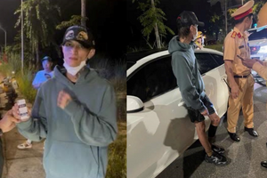 Một rapper nổi tiếng Việt Nam lái Audi lạng lách trên cao tốc, bị CSGT truy bắt và phát hiện dương tính ma túy