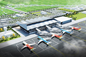 Thủ tướng kiểm tra dự án mở rộng sân bay 1.750 tỷ, đề nghị phát huy tinh thần '3 ca 4 kíp'