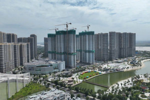 Vinhomes (VHM) đối tác bất động sản Nhật Bản cất nóc dự án Top 1 của đại đô thị Vinhomes Grand Park