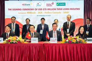HDBank ký kết khoản vay hợp vốn 215 triệu USD với ba định chế tài chính hàng đầu quốc tế