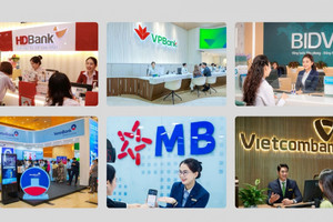 Điểm tên Top 10 ngân hàng dẫn đầu về quy mô cho vay quý II/2025