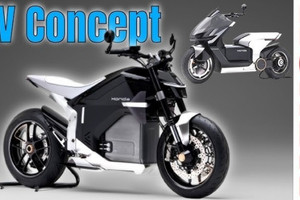 Xe máy điện thể thao sạc chung với ô tô của Honda chốt lịch ra mắt