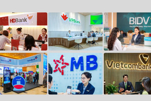 Điểm tên Top 10 ngân hàng dẫn đầu về quy mô cho vay quý II/2025