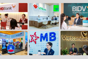 Điểm tên Top 10 ngân hàng dẫn đầu về quy mô cho vay quý II/2025