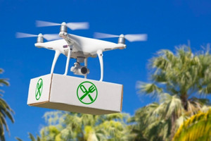 Grab triển khai thử nghiệm giao hàng bằng máy bay không người lái