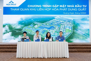Hòa Phát (HPG) vừa rót 1 tỷ USD vào Dung Quất, 3 tuần nữa khởi công nhà máy thép ray cao tốc