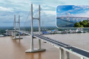 Chỉ 15 ngày nữa, cầu gần 7.000 tỷ cách cầu dây văng đầu tiên do Việt Nam thiết kế 3,8km sẽ chính thức khánh thành