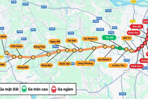 Tuyến metro 61.900 tỷ đồng sắp chạy qua 'mặt tiền' dự án 3 tỷ USD của Vinhomes