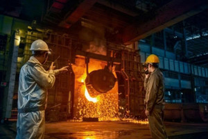 Lò cao số 1 tại dự án Hòa Phát Dung Quất 1 vận hành trở lại