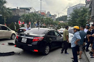 Một Phó Giám đốc Ban Quản lý Khu kinh tế có nồng độ cồn kịch khung khi gây tai nạn liên hoàn