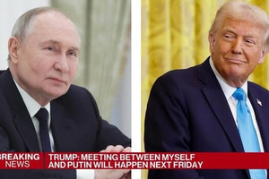 Ấn định thời gian và địa điểm ông Trump gặp ông Putin, Ukraine bác bỏ đề xuất nhượng đất đổi hòa bình