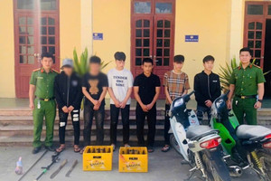 Bắt 6 thanh thiếu niên sinh năm 2005 - 2010
