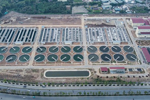 Ít ngày nữa, nhà máy xử lý nước thải ‘giải cứu’ dòng sông ô nhiễm nhất Thủ đô sẽ khánh thành