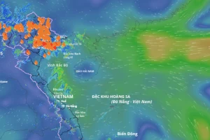 Biển Đông xuất hiện vùng áp thấp, thời tiết xấu cả đất liền và vùng biển nước ta những ngày tới