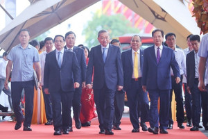 Lễ khởi công, khánh thành 250 công trình tiêu biểu trên cả nước diễn ra tại Trung tâm triển lãm Quốc gia
