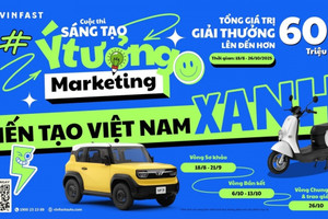 VinFast tổ chức cuộc thi tìm ý tưởng marketing, giải thưởng lên tới hơn 600 triệu đồng