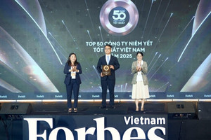 Forbes xướng tên FPT Retail trong Top 50 công ty niêm yết tốt nhất Việt Nam