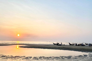 Bãi biển đẹp tựa ‘viên ngọc ẩn’ hoang sơ giữa lòng Thanh Hóa: Sát Sầm Sơn nhưng ít người biết, nước trong xanh đến mê mẩn