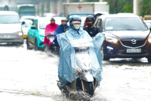 Hà Nội có nơi mưa trên 200mm do bão số 5
