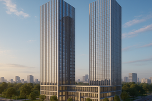 Sắp xây dựng trụ sở Tập đoàn Sơn Hải và ELCOM Innovation Hub: Là tòa tháp đôi 17 tầng, tọa lạc tại khu đô thị đắt đỏ bậc nhất Thủ đô