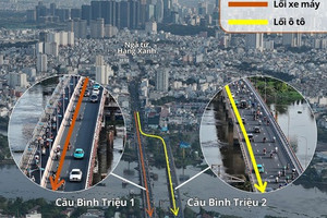Từ ngày mai, lộ trình qua cầu Bình Triệu 1, Bình Triệu 2 sẽ có thay đổi lớn