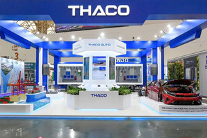 THACO đưa cả toa tàu, robot và cảng biển thu nhỏ vào Triển lãm thành tựu đất nước