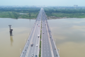 Hôm nay, họp đánh giá kết cấu cây cầu dài 6km bắc qua sông Hồng, là công trình gắn liền kỷ niệm 1.000 năm Thăng Long - Hà Nội