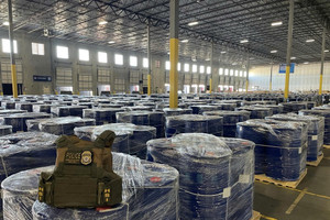 Thu giữ kỷ lục hơn 300.000 kg tiền chất ma túy ‘từ Trung Quốc’