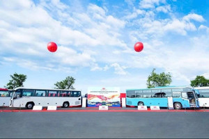 Kim Long Motor ghi dấu ấn lớn với xe điện 'made in Vietnam' tại Triển lãm 80 năm thành tựu đất nước