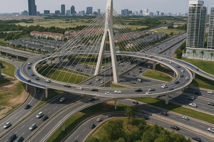 Hơn 2.600 cây xanh bị di chuyển và chặt hạ, nhường chỗ cho nút giao gần 2.400 tỷ