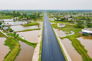 Tuyến đường bộ ven biển gần 5.000 tỷ tại Hưng Yên sắp cán đích