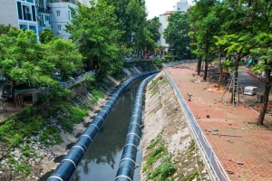 Sông Tô Lịch sẽ trong xanh, dòng chảy ổn định trước ngày 20/9