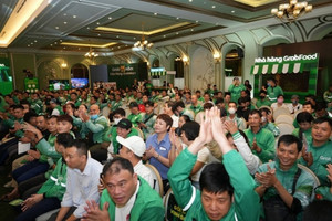 Grab tổ chức chương trình lớn, phục vụ mát xa miễn phí cho hơn 6.000 tài xế