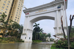 Khu đô thị ‘nhà giàu’ của Thủ đô sắp thoát cảnh ngập nước do mưa lớn