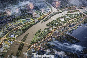 Đề xuất tuyến tàu điện 1 ray cho trục giao thông cảnh quan sông Hồng