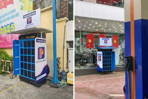 Trạm đổi pin Petrolimex bắt đầu có mặt tại các cây xăng: Chỉ 2 phút, nhiều hãng xe có thể dùng chung