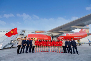 Vietjet đón tàu bay thân rộng mới, nâng đội bay lên 121 chiếc