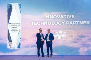 FPT là đối tác đầu tiên được Vietnam Airlines (HVN) vinh danh trong lĩnh vực công nghệ sáng tạo