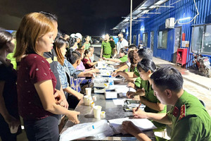 Kiểm tra đột xuất hơn 4.600 người ở trọ, phát hiện 25 công nhân dương tính với ma túy