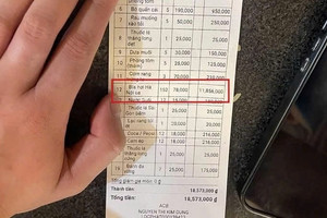Nhóm 30 khách ở Hà Nội phẫn nộ khi nhận hóa đơn 300 lít bia với số tiền 18 triệu đồng: 'Số bia đó quán tắm 3 ngày cũng không hết'