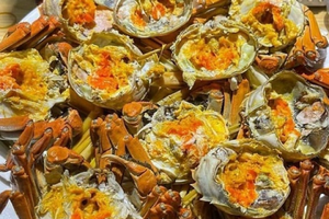 Loài cua phủ 'lớp áo rêu' độc đáo, thịt ngọt thơm, giá gần nửa triệu đồng/kg vẫn cháy hàng
