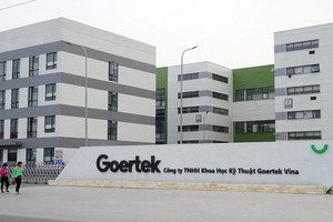 Goertek rót thêm vốn, nâng tổng đầu tư dự án điện tử tại Bắc Ninh lên 540 triệu USD
