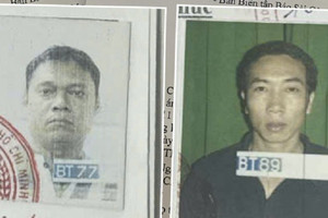 Truy nã Bùi Quốc Anh sinh năm 1984 và Nguyễn Hoàng Trọng sinh năm 1979