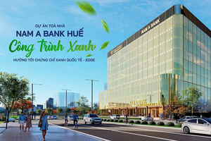 Lễ động thổ tòa nhà Nam A Bank Huế - Công trình xanh gắn kết hành trình di sản miền Trung