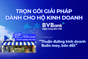 [Infographics] Trọn gói giải pháp dành cho hộ kinh doanh đến từ BVBank 'Giúp khách hàng Thuận đường kinh doanh, buôn may bán đắt'