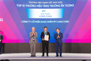 Long Châu được vinh danh 'Top 10 thương hiệu tăng trưởng ấn tượng' tại Thương hiệu mạnh Việt Nam 2025